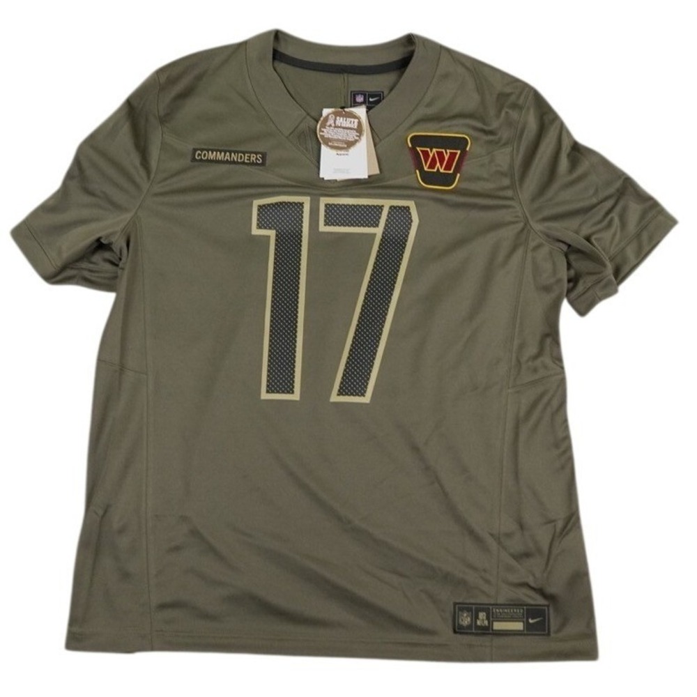 Nike Washington Commanders Jersey Mens Large Olive Terry McLaurin Salute Service